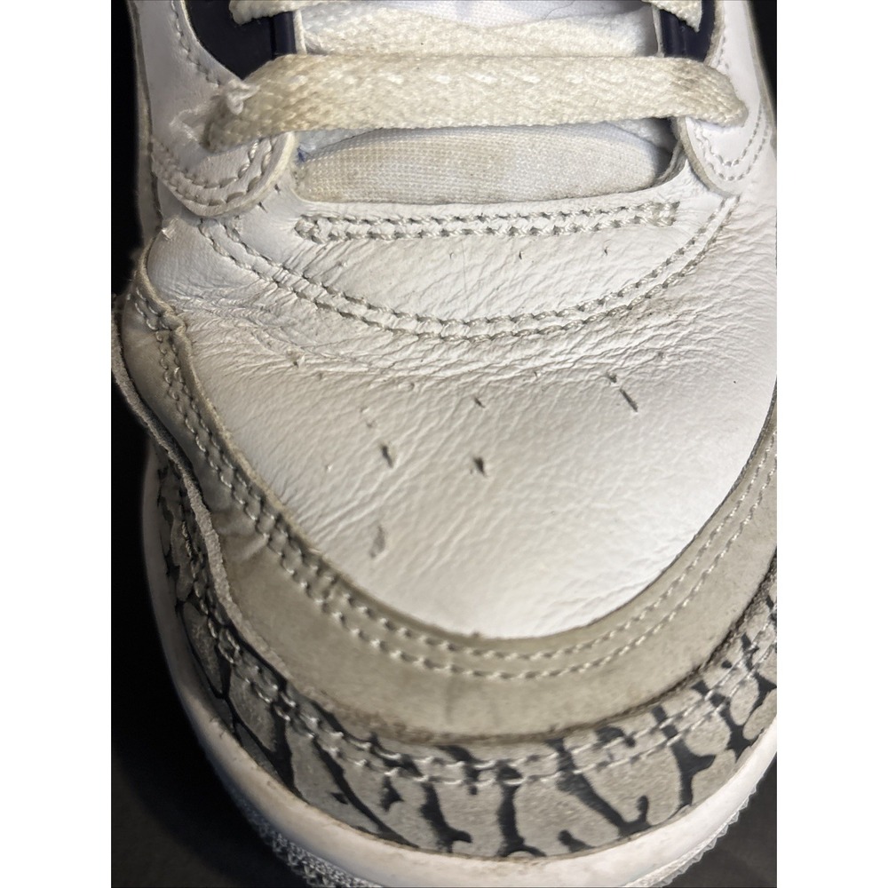 Size 8.5 - Air Jordan Spizike Low White Midnight Navy - Picture 11 of 16